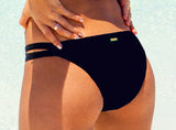 Body Glove Black Bali Double Side Strap Bikini Bottom